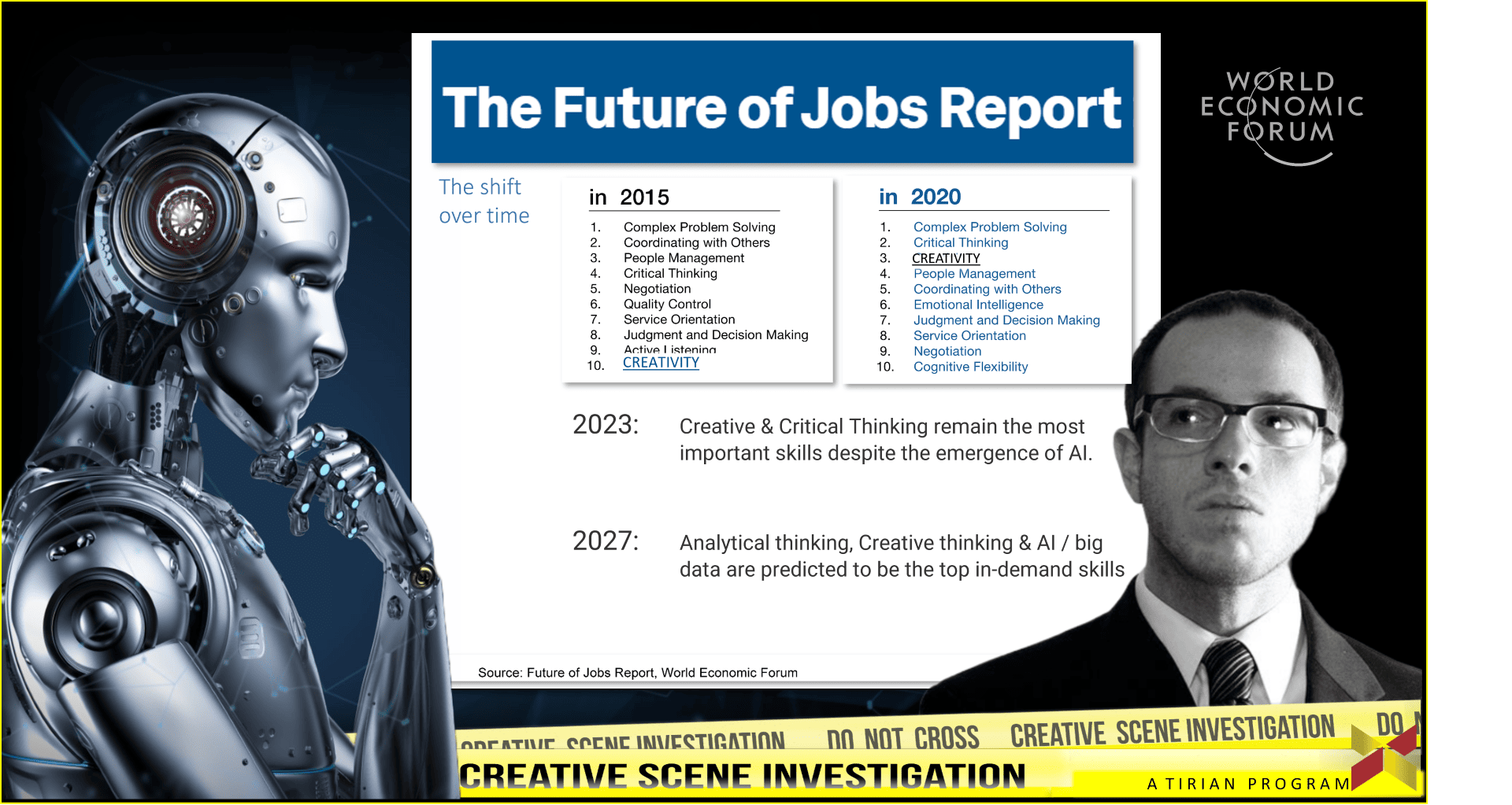The Future of Jobs report & creativity (WEF)
