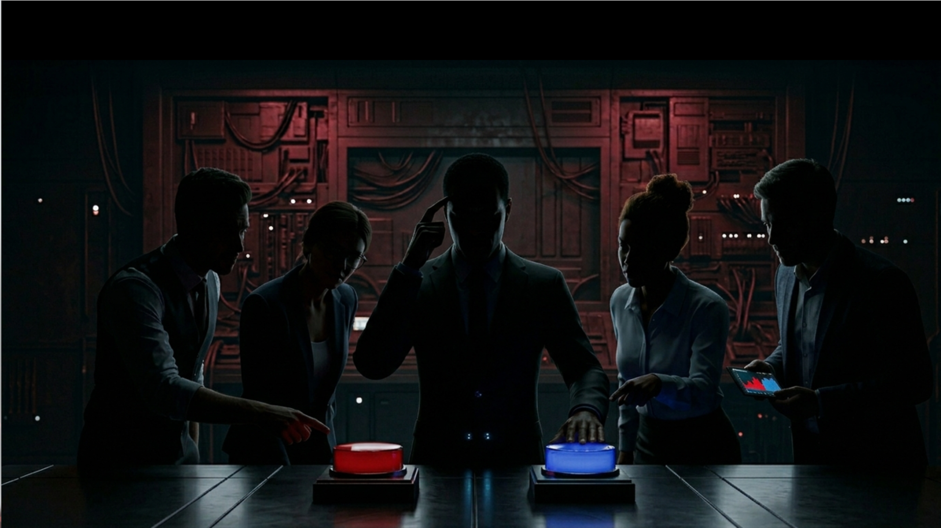 AI RedBlue button Humans (Large)